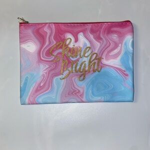 Shine Bright Pink and Blue Pouch